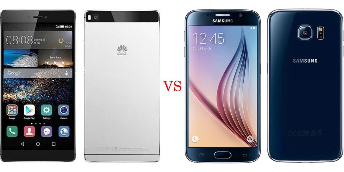 Huawei P8 versus Samsung Galaxy S6 4